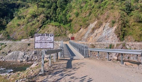 स्तुल खोलामा बेलीब्रिज बन्दा तीन पालिका लाभान्वित