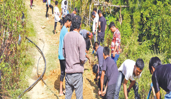 साढे दुई करोडको लागतमा खानेपानी योजना निर्माण सुरु