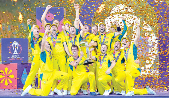 विश्वकप क्रिकेटमा अस्ट्रेलियाको उचाइ