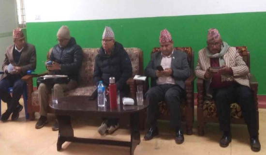 अस्थायी आवास छिटो निर्माण गरौं : अध्यक्ष नेपाल