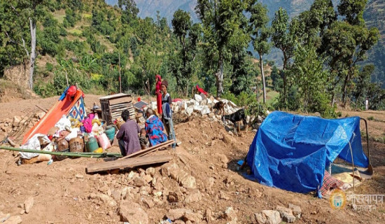 दलका नेता कार्यकर्ता भूकम्प प्रभावित क्षेत्रमा सक्रिय