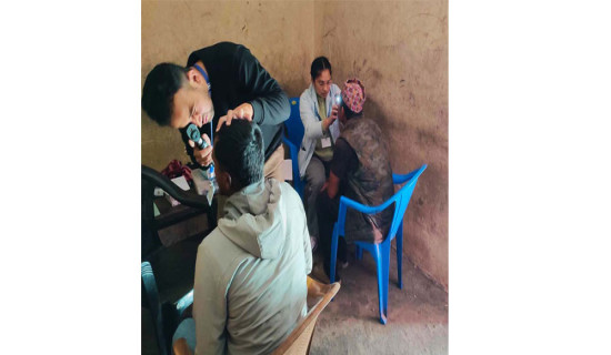 गाउँपालिकामा डेढ सय मोतीबिन्दुपीडित