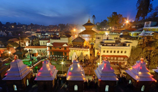 पशुपतिमा आज महादीपदान