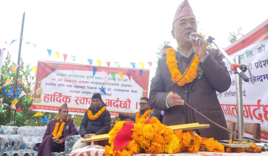 कृषि क्षेत्रको विकास प्रदेश सरकारको प्राथमिकतामा : मन्त्री श्रेष्ठ