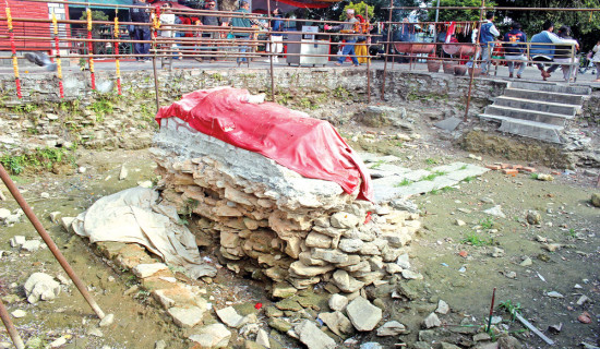 फेवातालको तालबाराही मन्दिर, भएन पुनर्निर्माणको काम सुरु