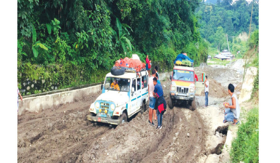 सडक निर्माण ढिलाइप्रति सरोकारवालाको चासो