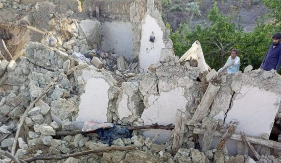 अफगानिस्तानका भूकम्प पीडितलाई भारतको सहयोग