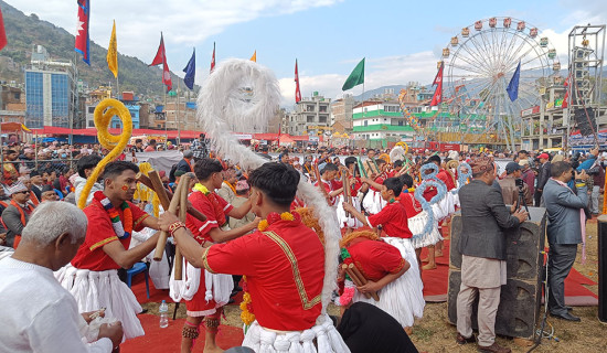 बागलुङमा हनुमान नाच