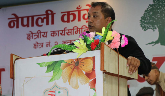राम्रा काम गरेर देखाउन कांग्रेस जनप्रतिनिधिलाई महामन्त्री थापाको निर्देशन