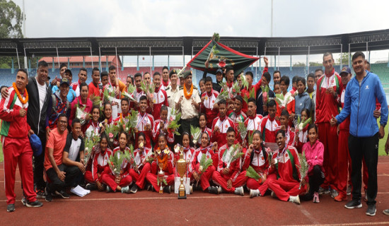 नेपाल आर्मी टिम च्याम्पियन : शिवराज र जयरानी उत्कृष्ट खेलाडी