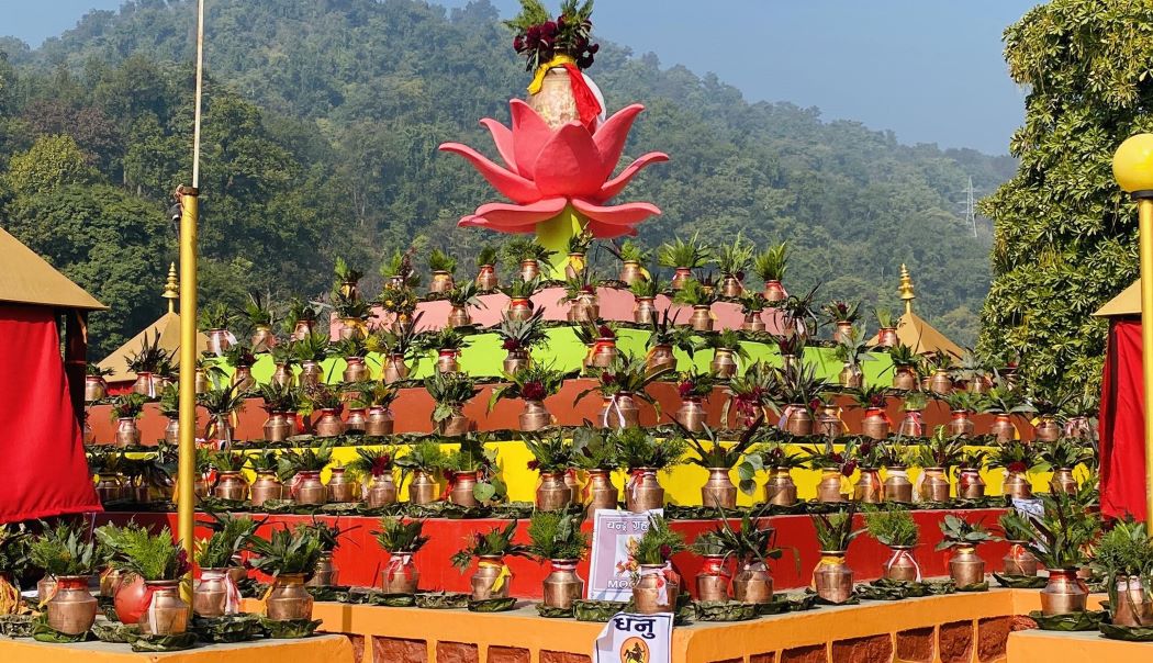 गोदावरी धाममा माघी स्नान गर्नेको घुइँचो