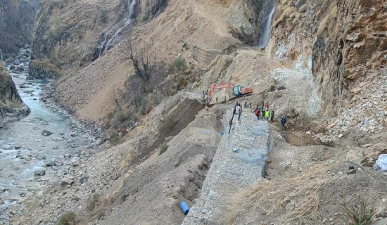 च्याछरा सडकको स्तरोन्नति कार्य सुरु