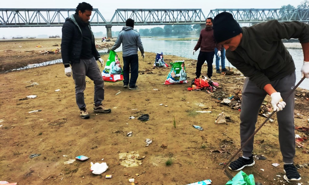 राप्ती नदी सरसफाइमा युवाको सक्रियता