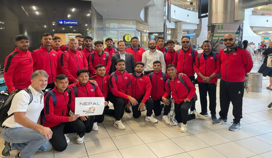 नेपाली यु–१९ विश्वकप टोली दक्षिण अफ्रिकामा