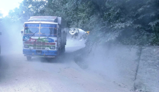 २५ वर्षदेखि हिलो र धुलो भोगेका स्थानीय