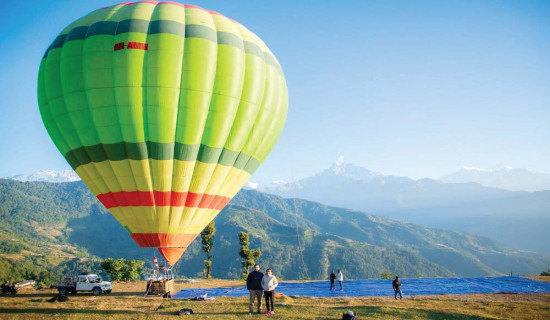 हट एयर बेलुनलाई नौ हजार फिटसम्म उड्ने अनुमति