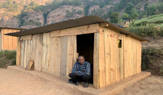 २५० भूकम्प पीडित परिवारलाई शौचालयसहितको आवास