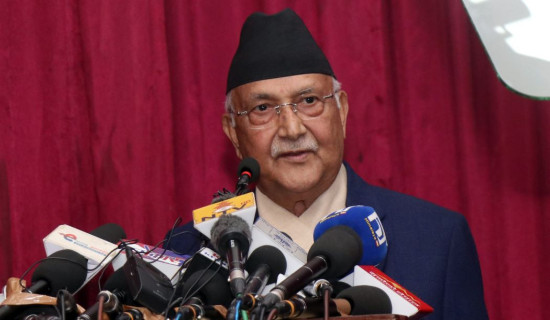 ‘समृद्ध नेपालः सुखी नेपाली’ समाजवाद ल्याउने विचार हो : अध्यक्ष ओली