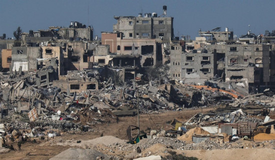 मध्य गाजामा इजरायली विस्फोट ४० को मृत्यु १०० घाइते : हमास मिडिया कार्यालय
