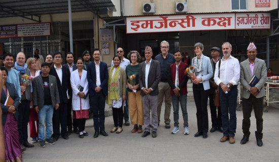 लुम्बिनी प्रादेशिक अस्पतालमा सहयोग बढाउने दातृ निकायको प्रतिबद्धता
