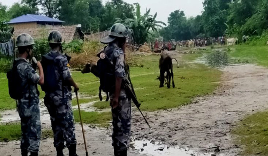 सशस्त्र प्रहरी र स्थानीयबिच भएको झडपको निष्पक्ष छानबिन गर्न माग