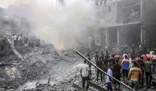दक्षिणपूर्वी गाजामा इजरायली हमला हुँदा २१ जनाको मृत्यु