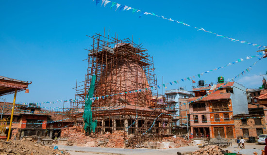 रातो मछिन्द्रनाथ मन्दिरको पुनर्निर्माण अलपत्र