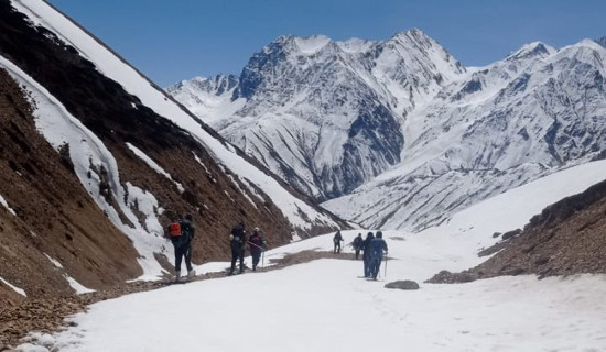 हिल्सा नारा सडक तीन महिनादेखि अवरुद्ध