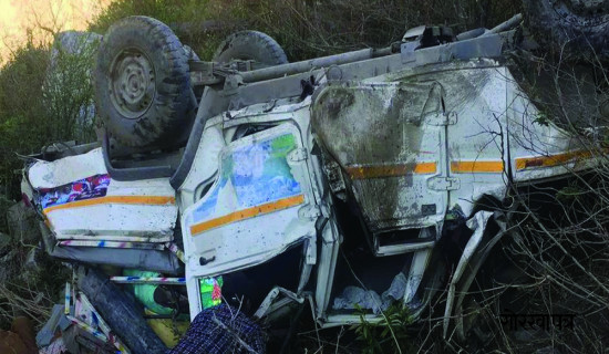 हुम्लामा मात्र सवारी दुर्घटनाबाट २९ जनाको मृत्यु