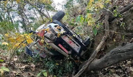 सवारी दुर्घटनामा एक जनाको मृत्यु