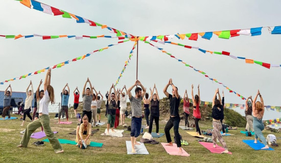 काहुँडाँडामा अन्तर्राष्ट्रिय योग फेस्टिवल