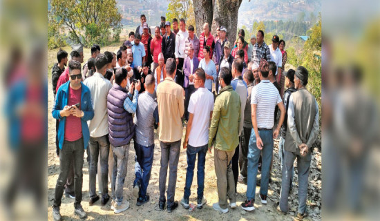 म्याद सकिन लाग्दा बाइस प्रतिशत काम