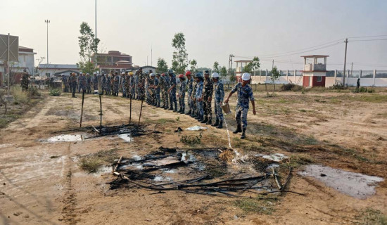 आगलागी नियन्त्रणको द्विदेशीय अभ्यास