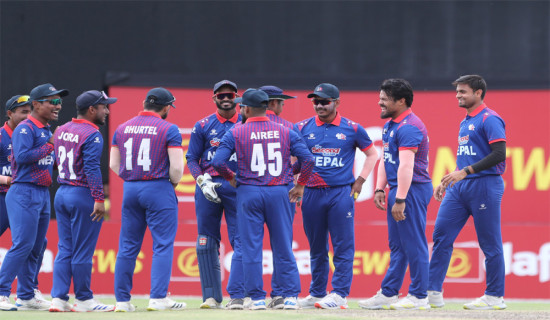 एसिसी प्रिमियर कप : हङकङलाई आठ विकेटले हराउँदै नेपाल सेमिफाइनलमा