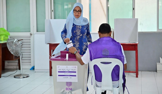 माल्दिभ्स संसदीय चुनावमा मतदान सुरु