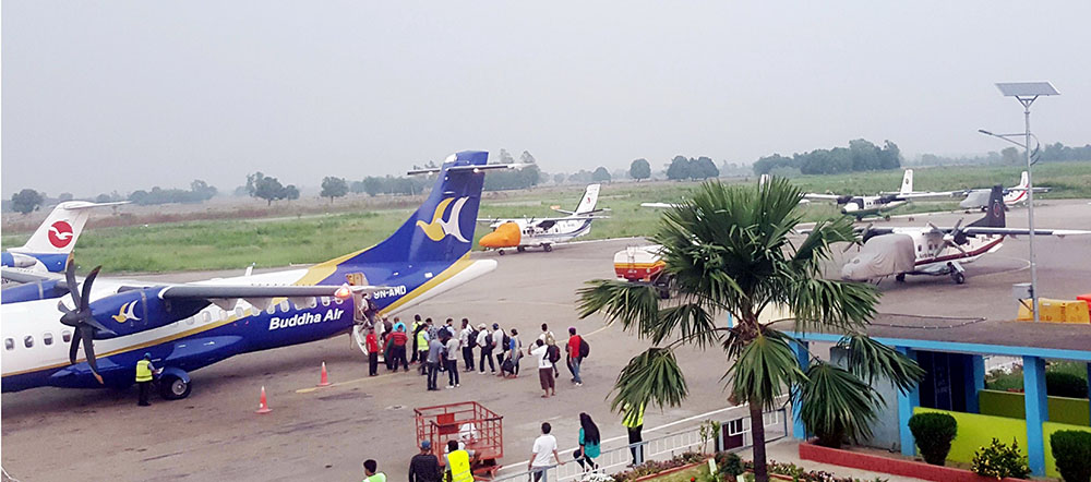 नेपालगन्ज विमानस्थलबाट नौ महिनामा नौ हजार उडान