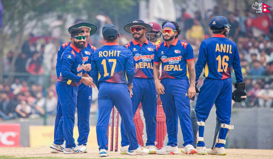 रोहित पौडेलको शतकमा वेस्ट इन्डिजविरुद्ध नेपाल ४ विकेटले विजयी