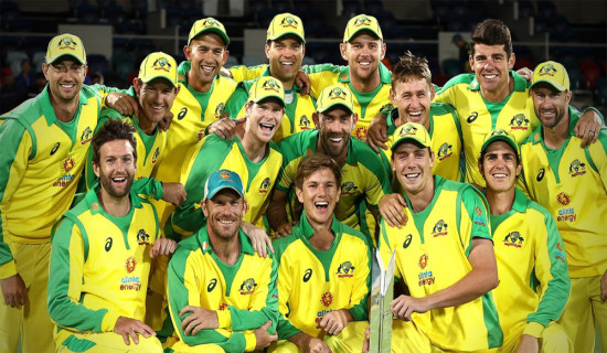 टी–२० विश्वकपका लागि अस्ट्रेलियाको टोली घोषणा