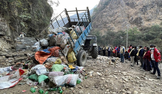 धार्चे गाउँपालिकाको खोर्लाबेशीमा डम्पिङ साइड तयार