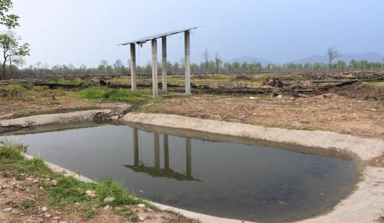 निकुञ्जमा त्रियासी वटा कृत्रिम पोखरी निर्माण