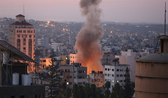 वेस्ट बैंकको जेनिनमा इजरायली हवाई हमला : एकको मृत्यु, आठ घाइते