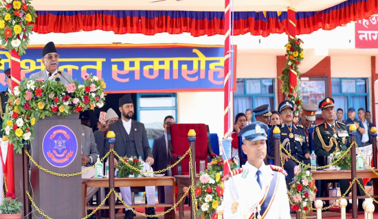 नेपाल प्रहरीले आफ्नो दायित्वलाई कुशलतापूर्वक निर्वाह गर्दै आएको छ : प्रधानमन्त्री