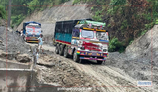 एउटा ट्रकले गर्दा २२ घण्टा राजमार्ग अवरुद्ध