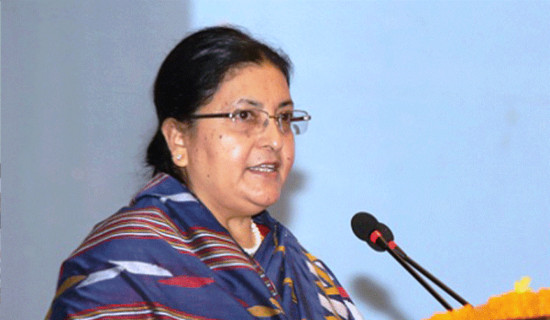 तथ्यपूर्ण सूचना सम्प्रेषणबाट विश्वसनीयता कायम हुन्छ : पूर्वराष्ट्रपति