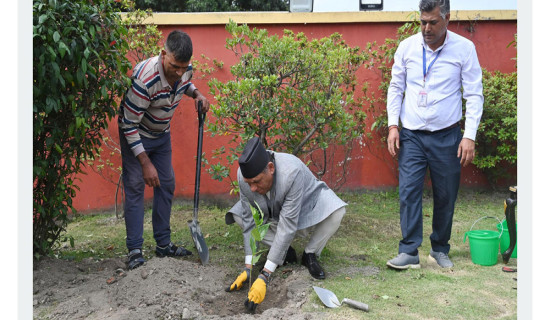 जलवायु परिवर्तनसँग जुध्न विश्वको साझा मत जरुरी छ : अध्यक्ष दाहाल