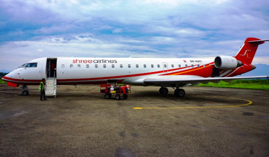 श्री एयरलाइन्सको काठमाडौँ-भरतपुर परीक्षण उडान
