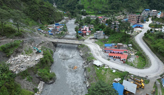 कटान र पहिरोको चपेटामा राहुघाट र गलेश्वर