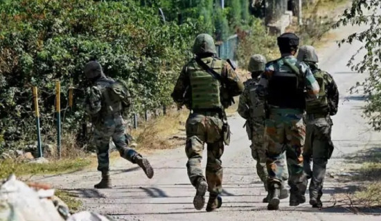कश्मीरमा झडप हुँदा पाँच भारतीय सुरक्षाकर्मीको मृत्यु