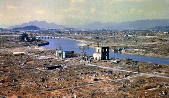 हिरोसिमामा  बम आक्रमणको ७९औँ वर्ष पूरा