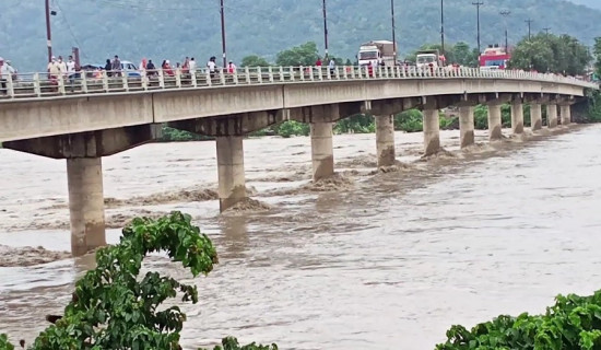 नारायणी नदीमा हाम फालेर एक पुरुष बेपत्ता